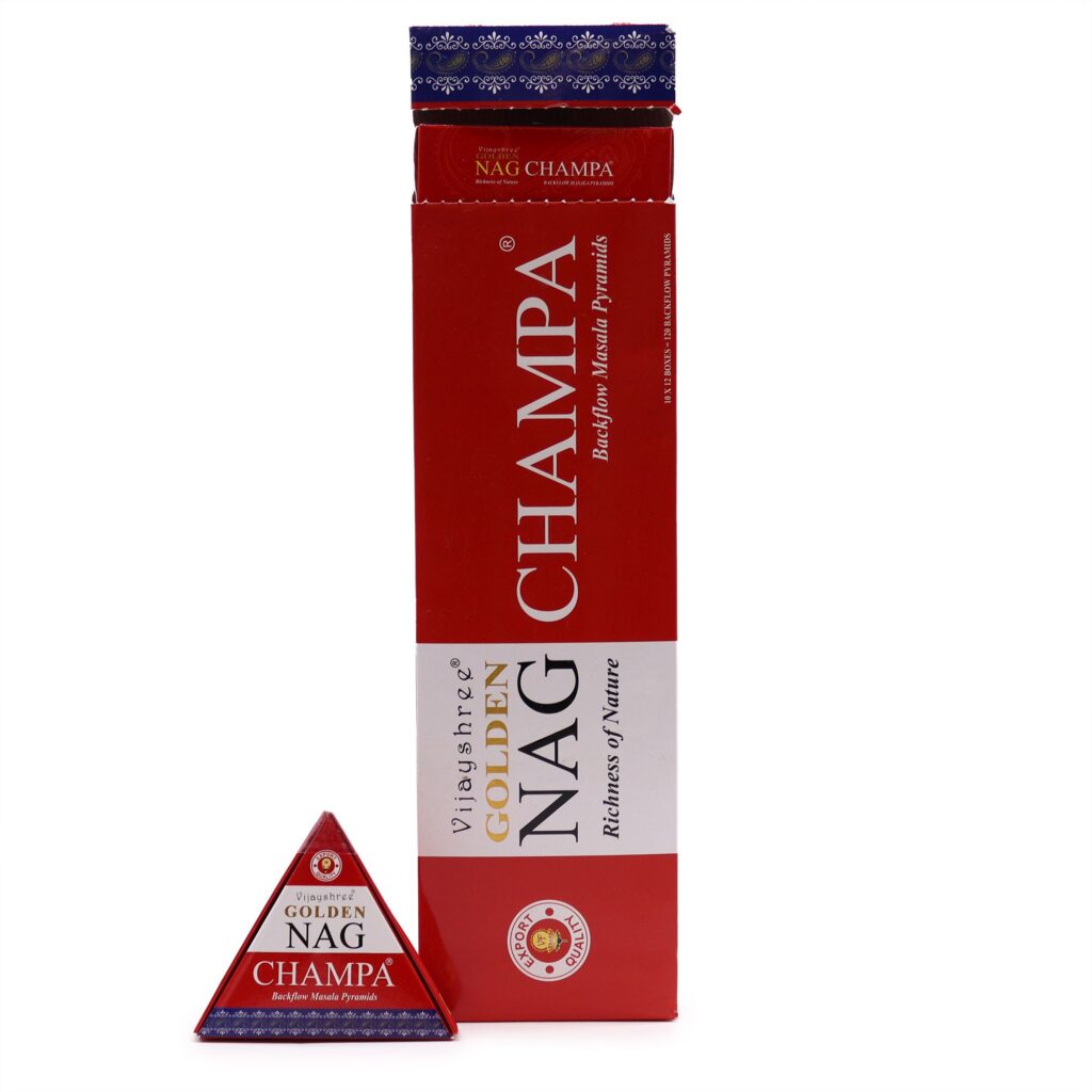 Cônes à Refoulement NAG CHAMPA - Encens Backflow