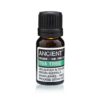 Conjunto de aceites esenciales de lavanda, árbol de té y romero de 10 ml cada uno.